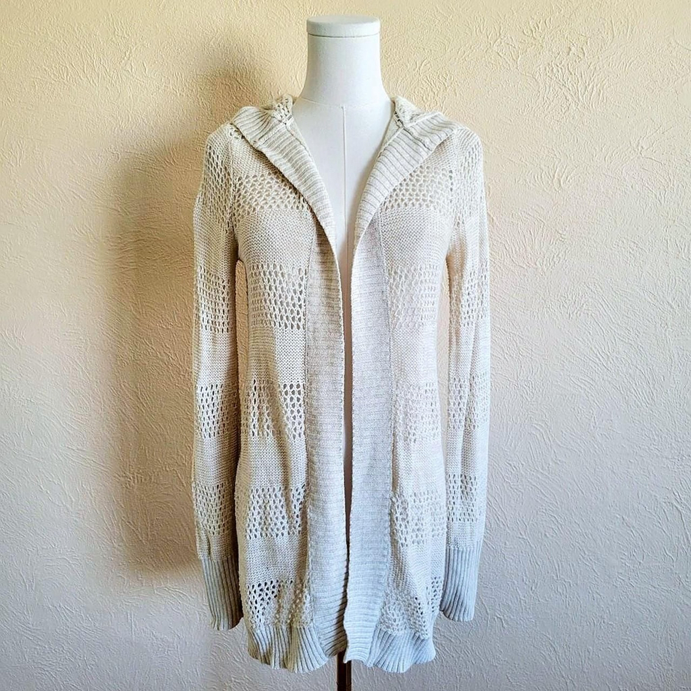 Roxy | Hooded Open Knit Cardigan